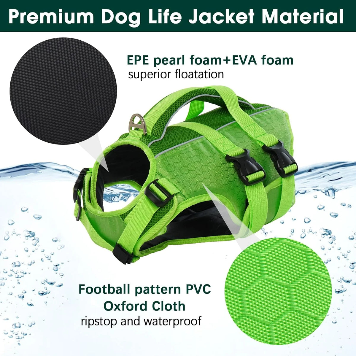 TREKROV™ High-Flotation Dog Life Jacket — Adjustable, Reflective & Lightweight
