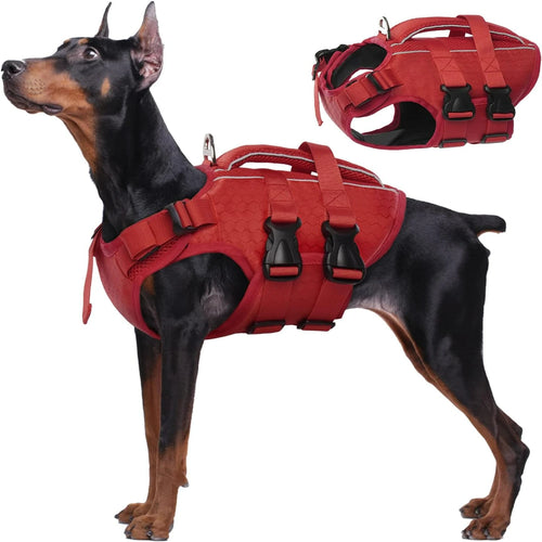 High-Flotation Dog Life Jacket — Adjustable, Reflective & Lightweight