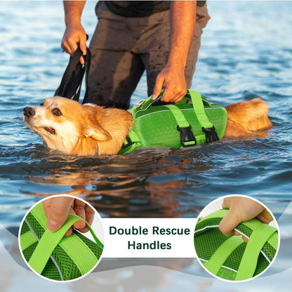 TREKROV™ High-Flotation Dog Life Jacket — Adjustable, Reflective & Lightweight